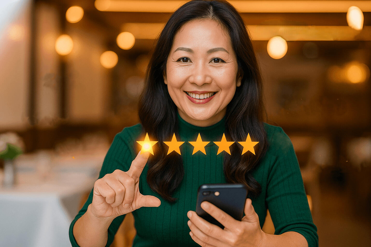 starsrate photo women reviewing a restaurant
